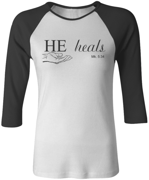 HE Heals Women Raglan