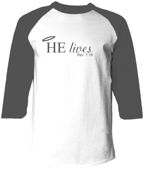 HE Lives Men Raglan