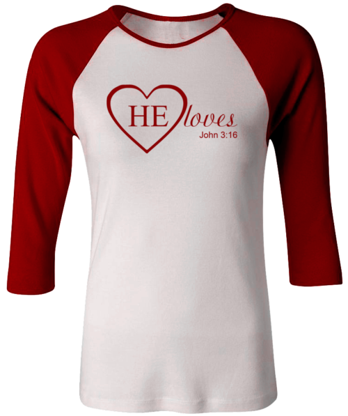 HE Loves Women Raglan