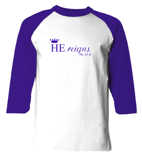 HE Reigns Men Raglan - Image 5
