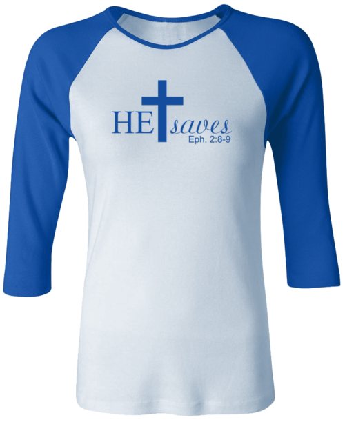 HE Saves Women Raglan