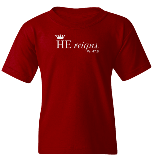 HE Reigns Kids T-Shirt