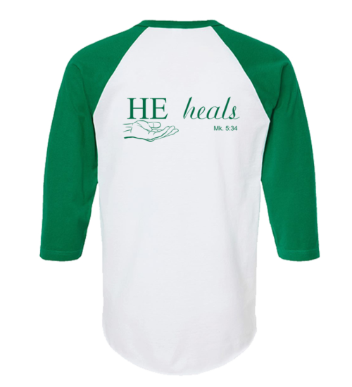 HE Heals Kids Raglan