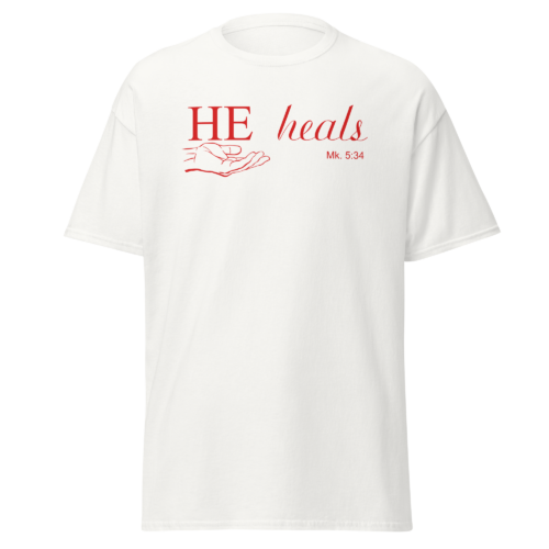 HE Heals Men T-Shirt - Image 8
