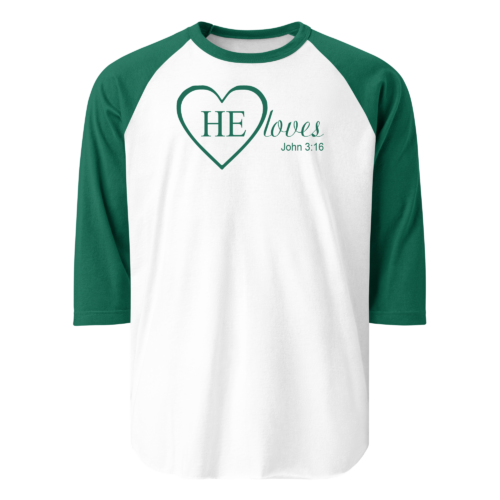 HE Loves Men's Raglan Shirt
