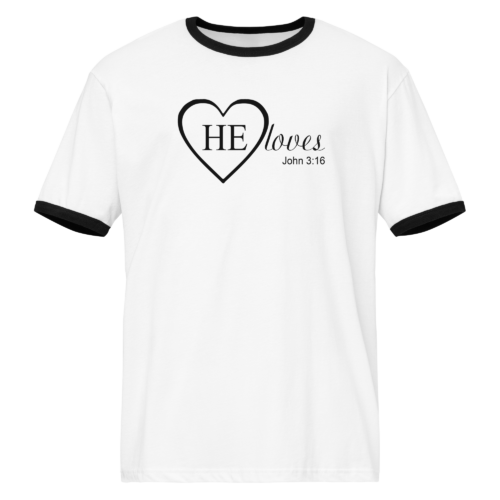 HE Loves Men's Ringer Shirt