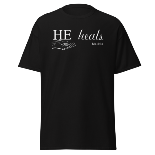HE Heals Men T-Shirt - Image 4