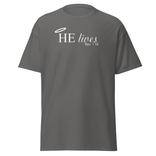 HE Lives Men T-Shirt - Image 5