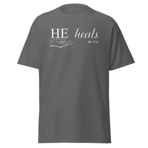 HE Heals Men T-Shirt - Image 7
