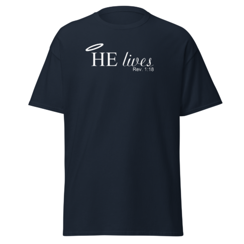 HE Lives Men T-Shirt - Image 7