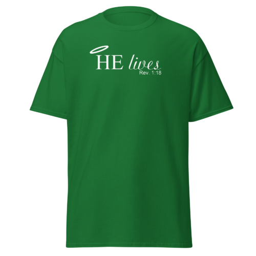HE Lives Men T-Shirt - Image 2
