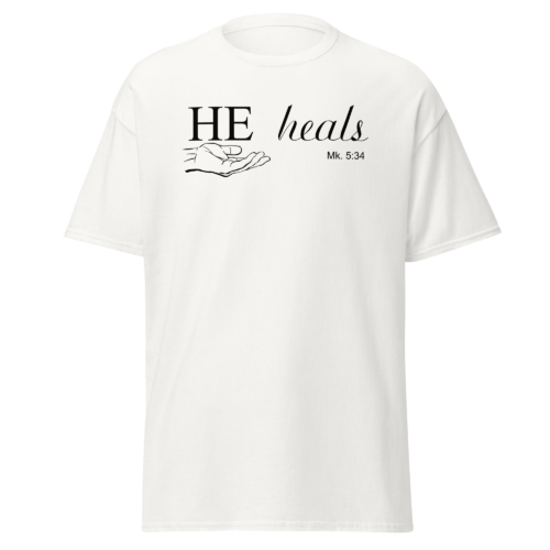 HE Heals Men T-Shirt - Image 11
