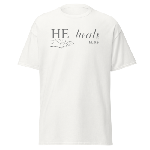 HE Heals Men T-Shirt - Image 13