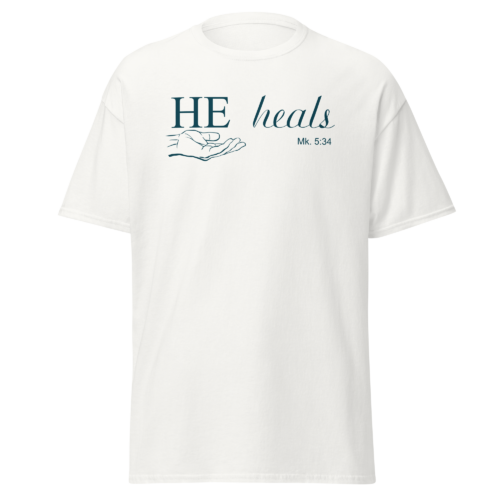 HE Heals Men T-Shirt - Image 14