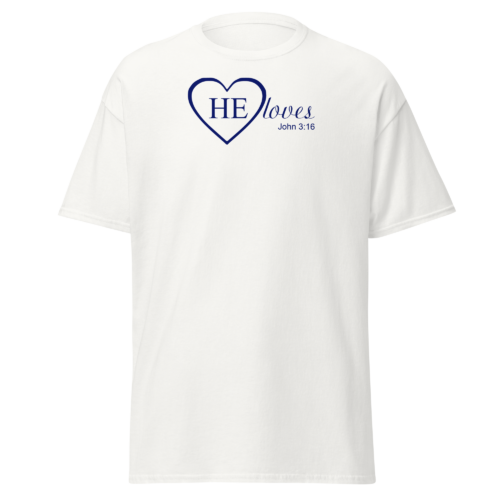 HE Loves Men's T-shirt - Image 11