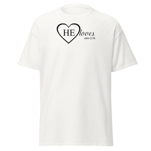 HE Loves Men's T-shirt - Image 12