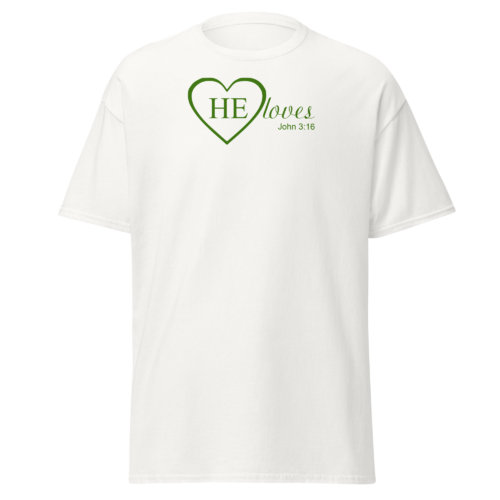 HE Loves Men's T-shirt - Image 13