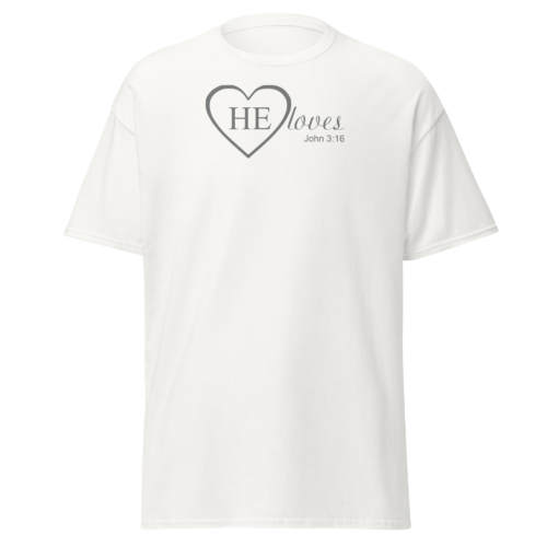HE Loves Men's T-shirt - Image 14